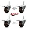 Service Caster 3 Inch High Temp Glass Filled Nylon 58 Inch Stem Caster Set with Total Lock Brake SCC-TSTTL20S314-GFNSHT-58212-4 - alternate 4